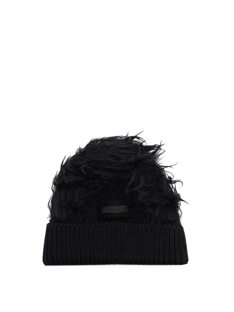 prada mohair hat|Prada beanie hats.